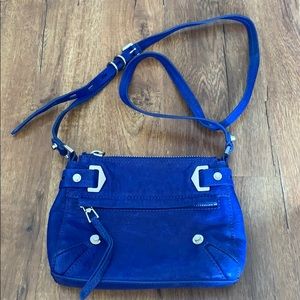 Botkier Blue leather/suede crossbody